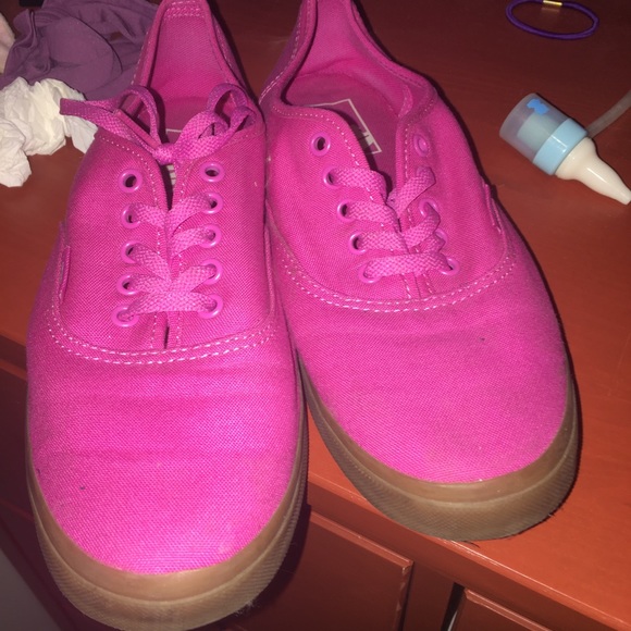 pink vans womens